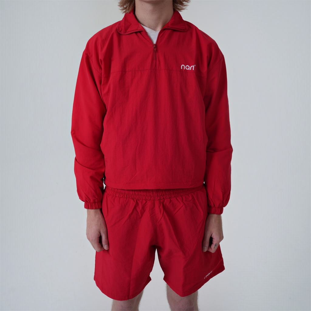 Essential Track Jacket (Red)