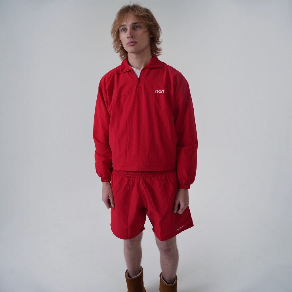 Essential Track Jacket (Red)