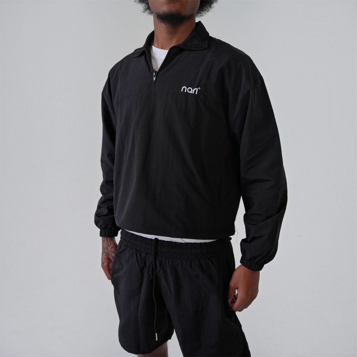 Essential Track Jacket (Black)